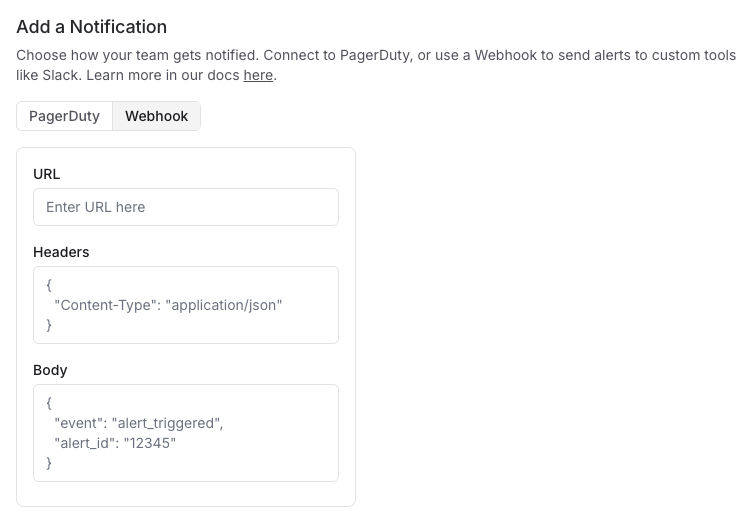 Webhook 设置